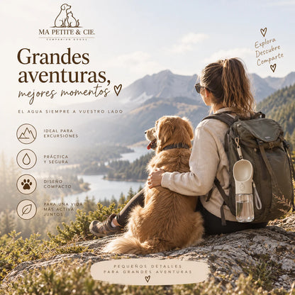 Botella Bebedero Portátil para Perros | Ma Petite & Cie™