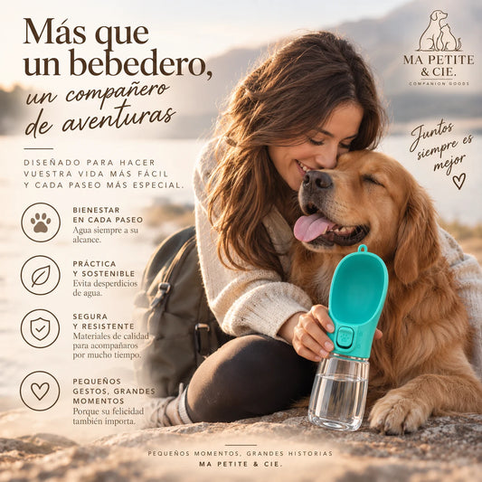 Botella Bebedero Portátil para Perros | Ma Petite & Cie™