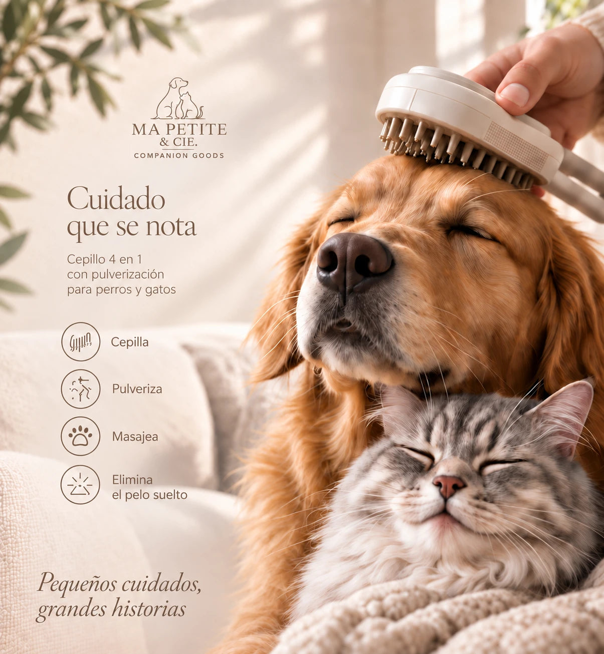 Cepillo 4 en 1 para Perros y Gatos | Ma Petite & Cie™